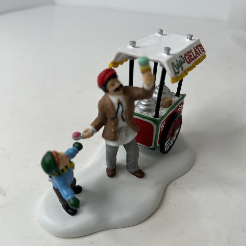Dept 56 Christmas In The City Luigi's Gelato Treats - Boxed 7653583 Hard To Find - Picture 2 of 7